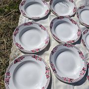 Lot of 10 deep and flat plates Ceranord St Amand model Roubaix +2