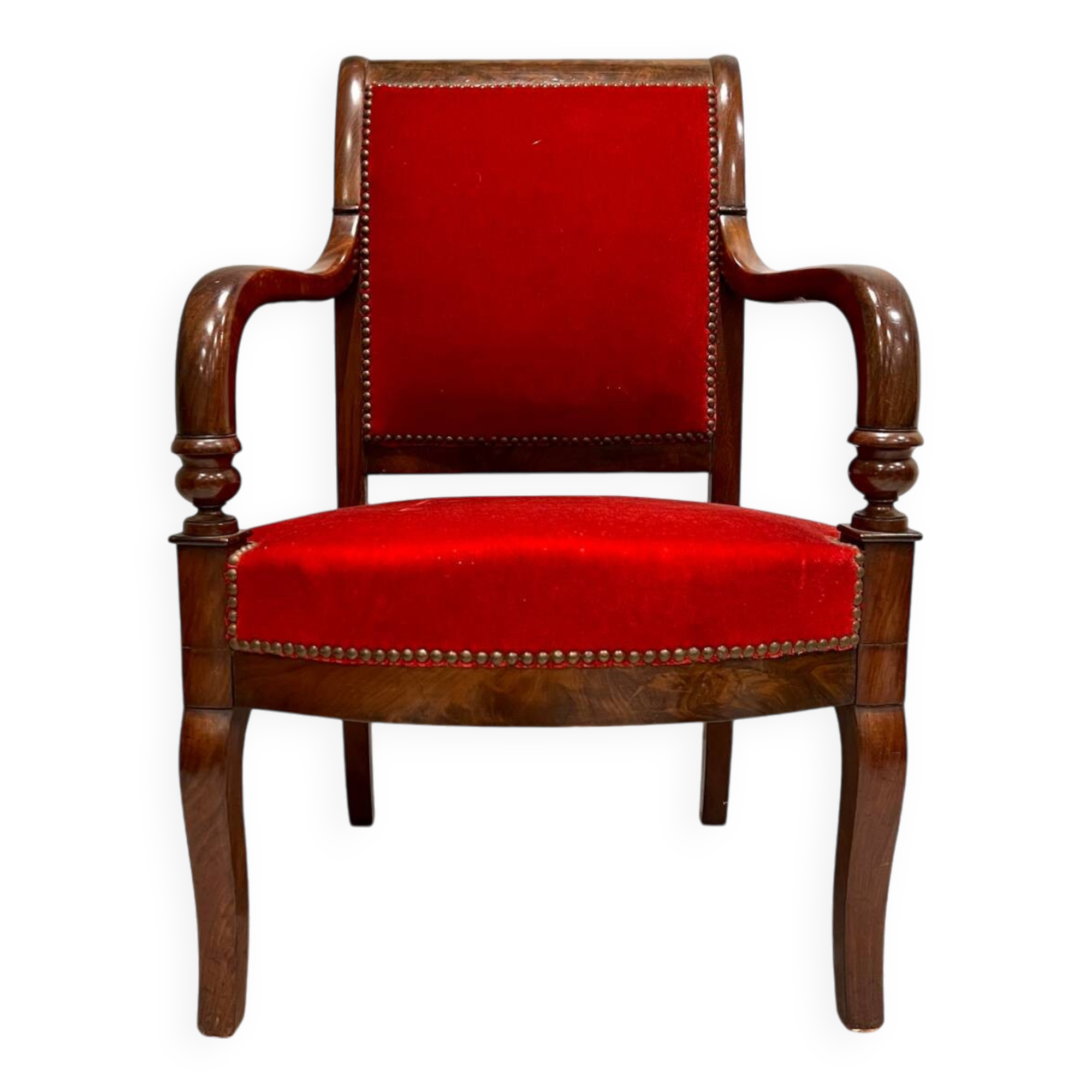 Restoration period armchair with cross
