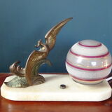 Marble Art Deco Lamp