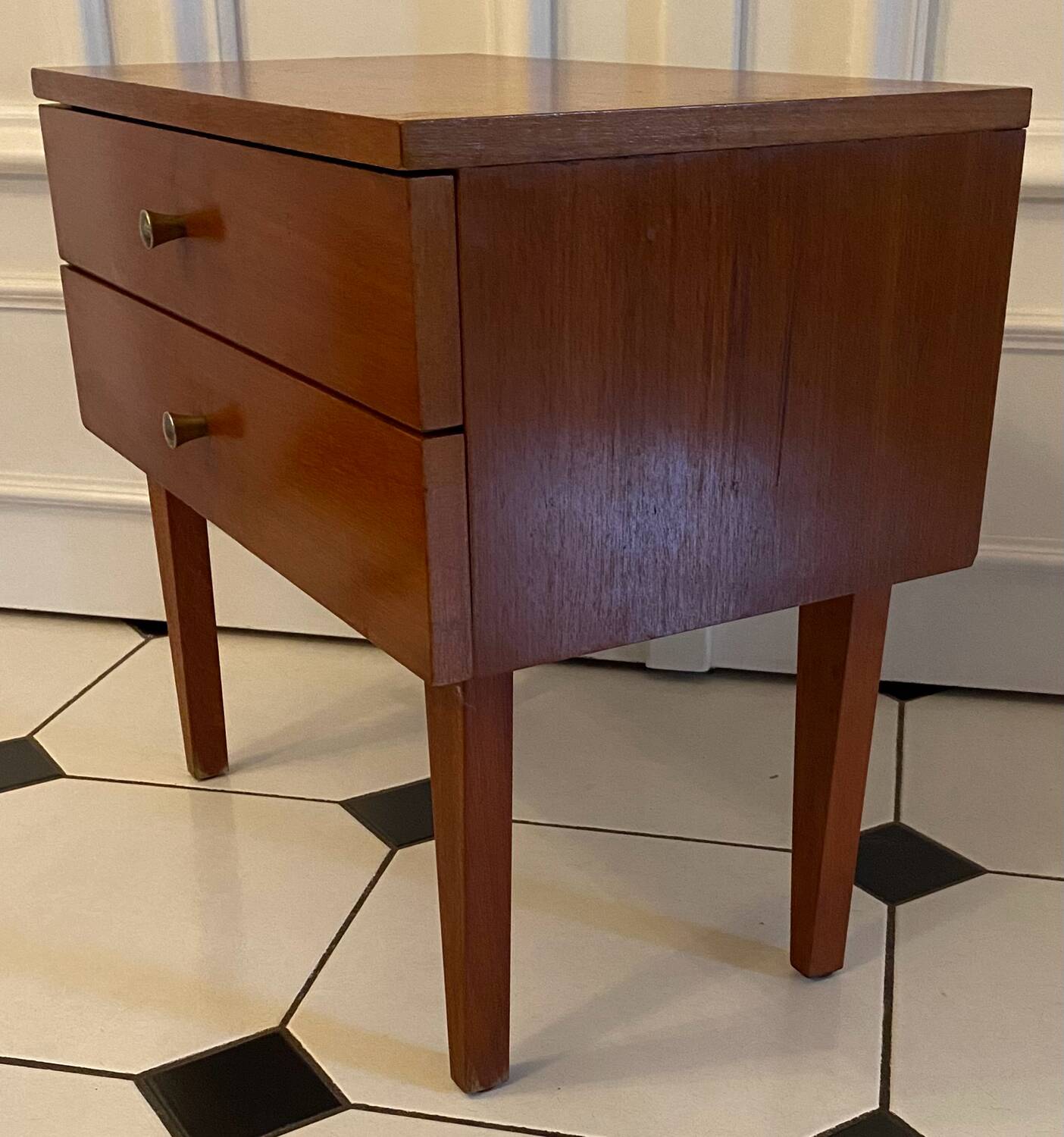 Scandinavian vintage bedside table