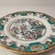 Boch Frères dessert plates Model Canton 1860 Japanese Polychrome decor