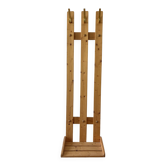 Vintage pine coat rack
