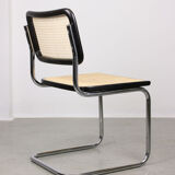 Vintage black B32 Cesca Chair by Marcel Breuer, 80s