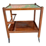 Bar - antique serving trolley on wheels