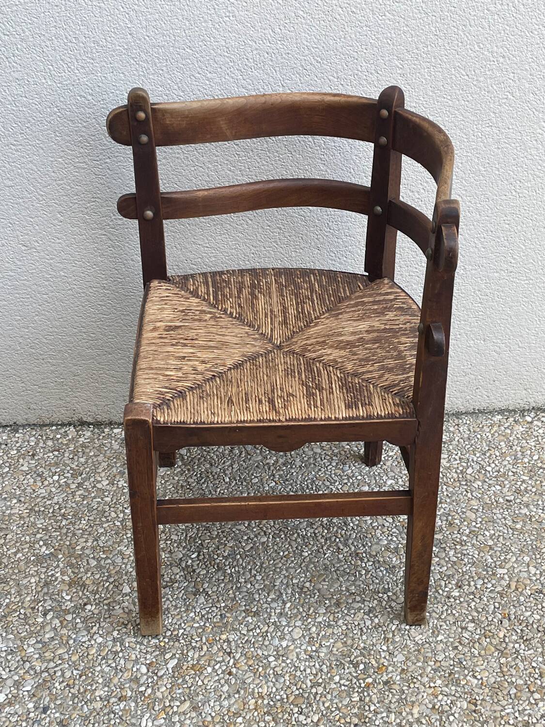 Vintage corner armchair