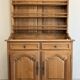 Buffet two bodies Old Furniture in solid oak, Italian rustic style