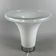 Vistosi large table lamp Murano opal glass Space Age design 1970s