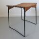 Raoul Guys stool for Airborne in wicker and metal 50s