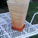 Jannalights design lamp from the 70s in orange resin