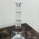 Post-modern crystal candlestick, Nachtmann House