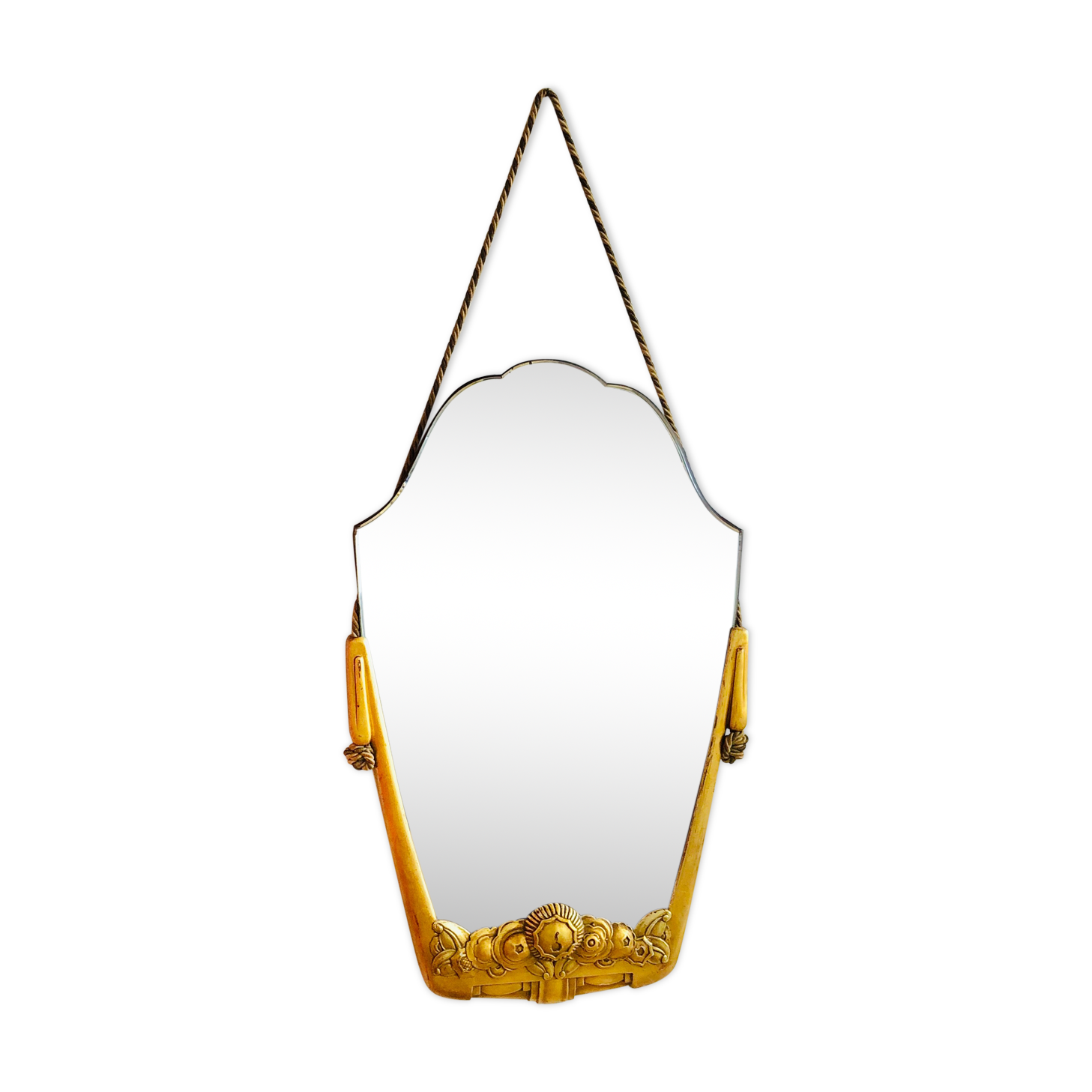 Art deco wall mirror - 77 x 47 cm