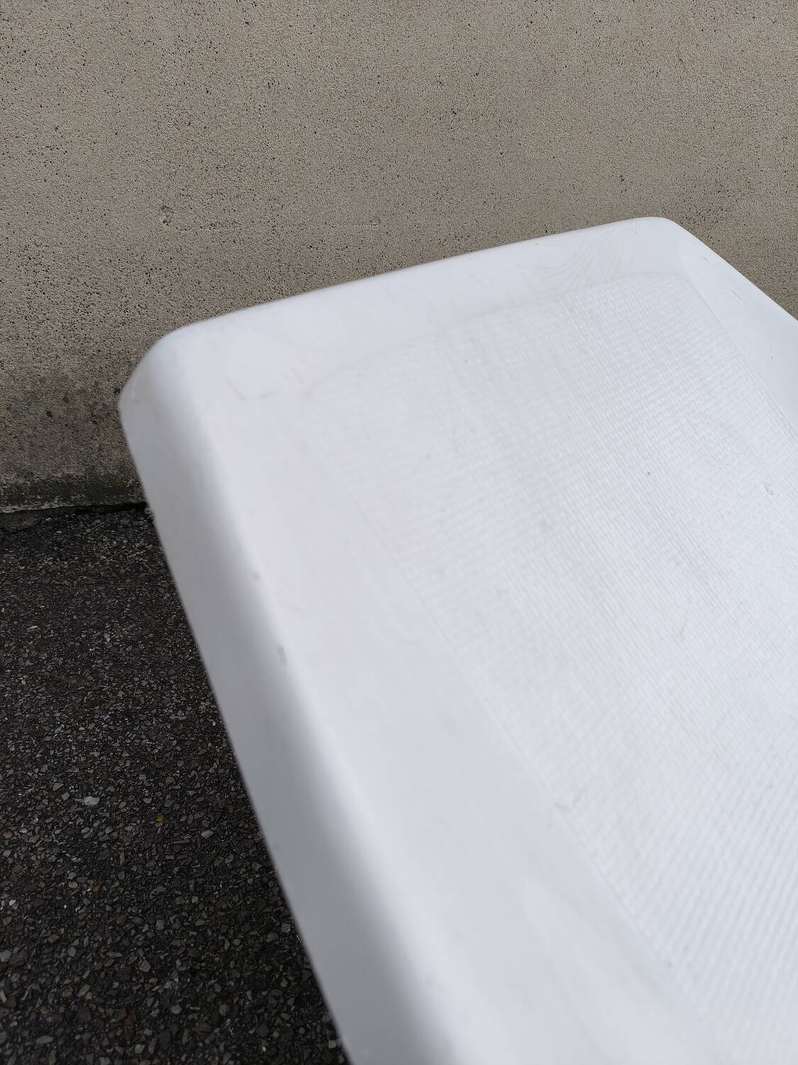 Fiberglass deckchair 1960