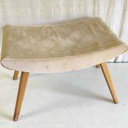 Tabouret moderniste en bois massif - années 50/60