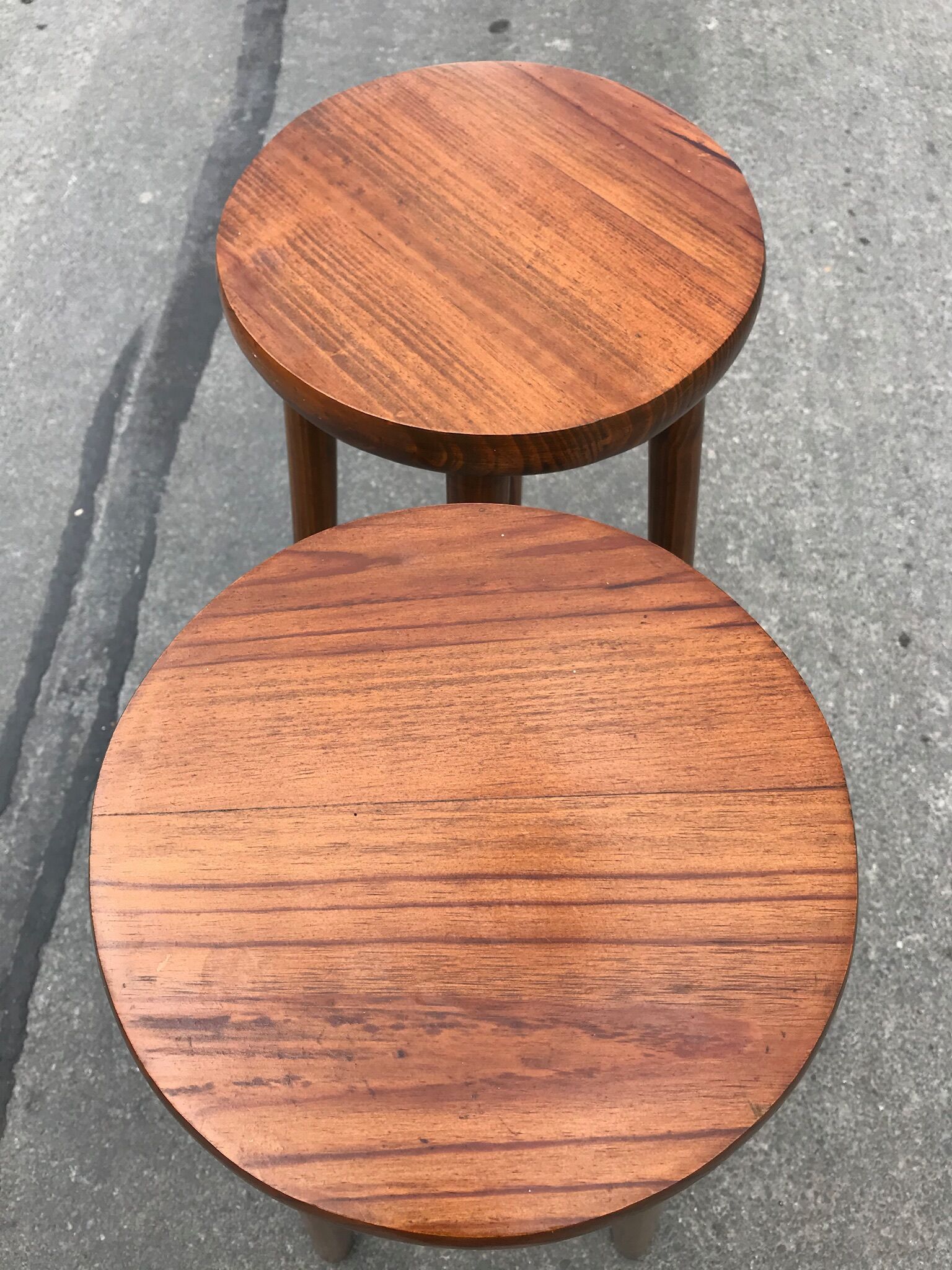 Pair of high vintage stools 1960