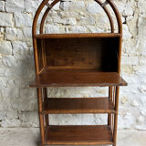 Rattan bookcase