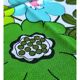 Vintage old stock table cloth floral decor