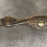 Old gilded bronze lamp base with Louis XV style rocaille decoration