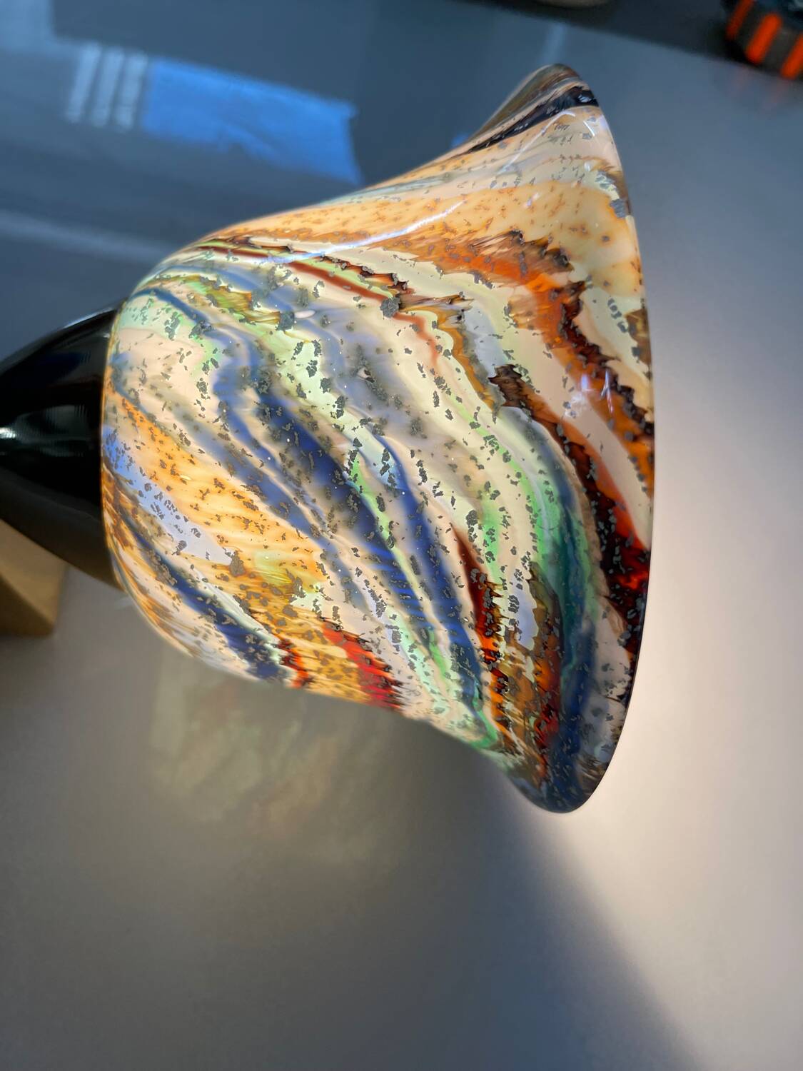 Venetian Art Murano Glass Sconces Set of 3