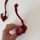 Vintage wall coat hook in enamelled cast iron