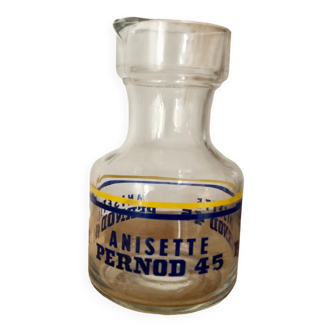 Vintage pichet carafe publicitaire bistrot Anisette Pernod 45