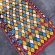 Tapis Marocain Boucherouite coloré - 107 x 191 cm
