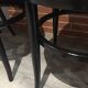 Suite of 4 baumann chairs, "seagull" model