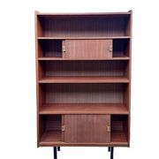 Vintage modernist bookshelf from the 1950s.