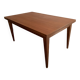 Grande table de ferme en chene des années 50 extensible