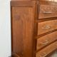 Commode vintage chene foncé