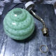 Clichy glass swan collar sconce