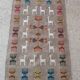 Handmade multicolored Berber pattern kilim rugs 70x120cm