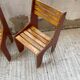 4 vintage Plywood chairs 80s