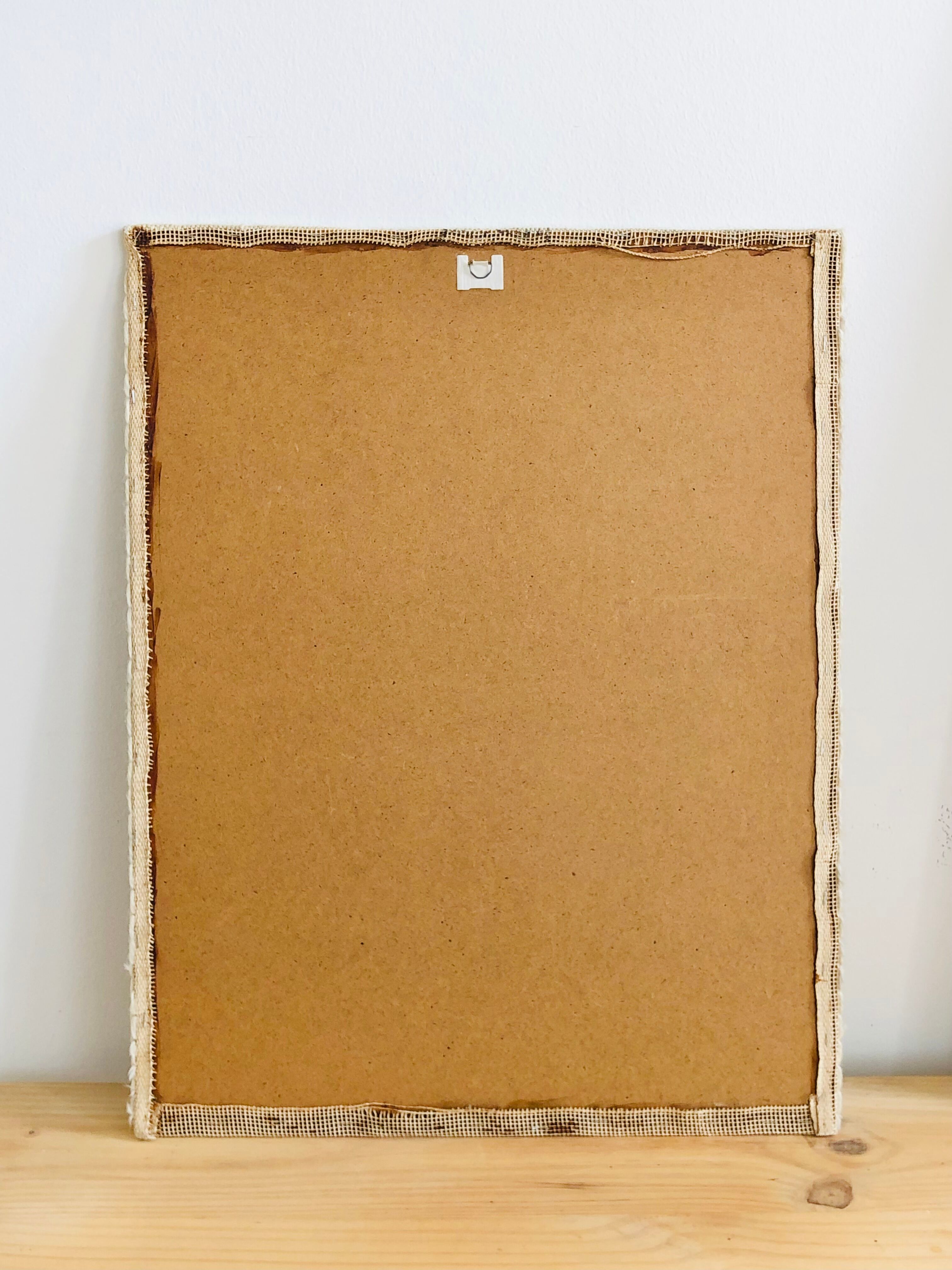 Vintage wool weaving deer family