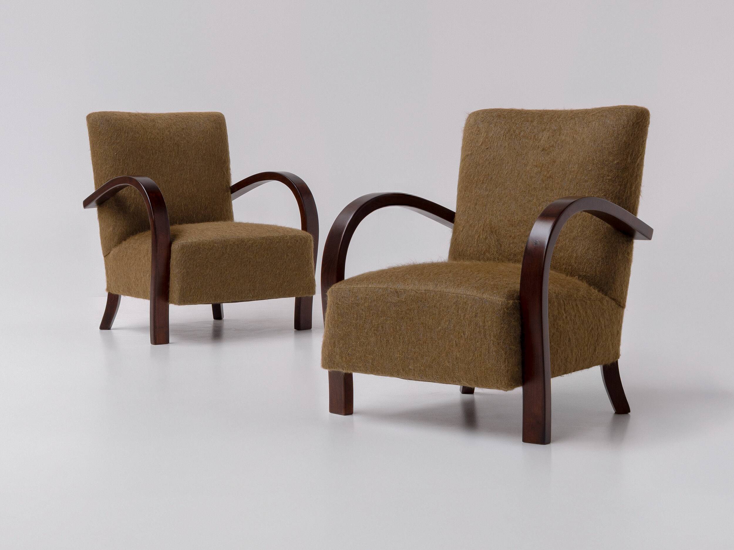 Pair of Art Deco Armchairs, France 1940s