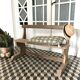Wooden school bench