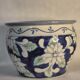Blue flowerpot