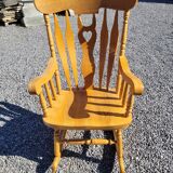 Rocking chair in solid oak