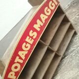 Shelf, maggi "his famous soups"