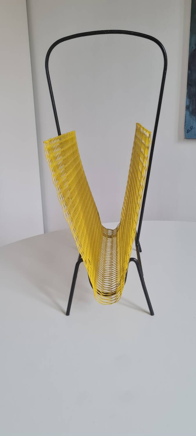 60s metal magazine rack