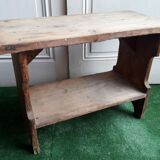 65cm foot rest set, rustic folk art XX