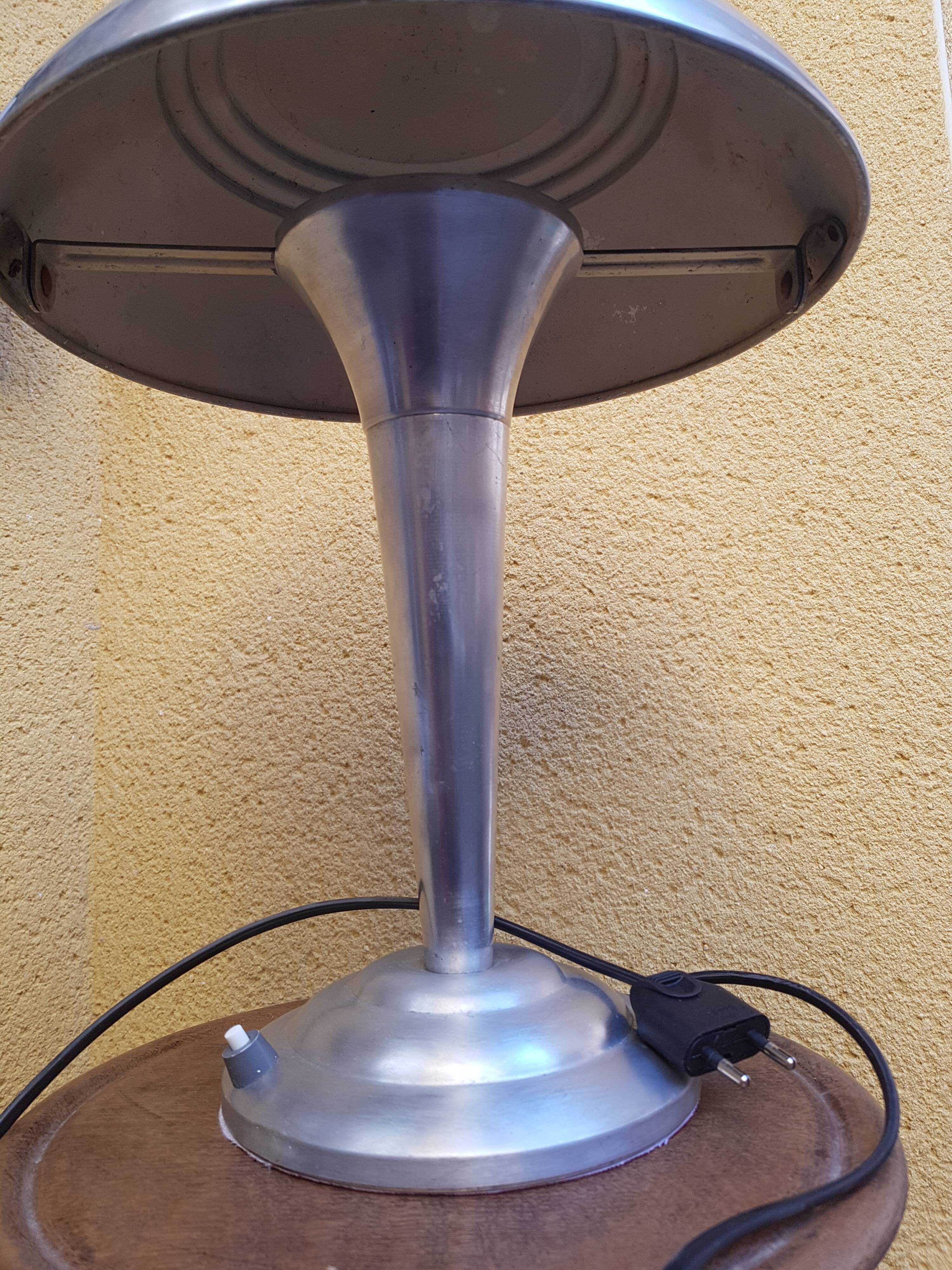 Art Deco mushroom lamp