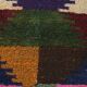 Vintage Turkish Oushak Rug Handwoven 115x145 cm
