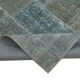 Handmade oriental contemporary 171 cm x 239 cm grey patchwork carpet