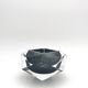 Murano Bowl V. Nason & C. Geometric Smoke 15cm 1.17kg