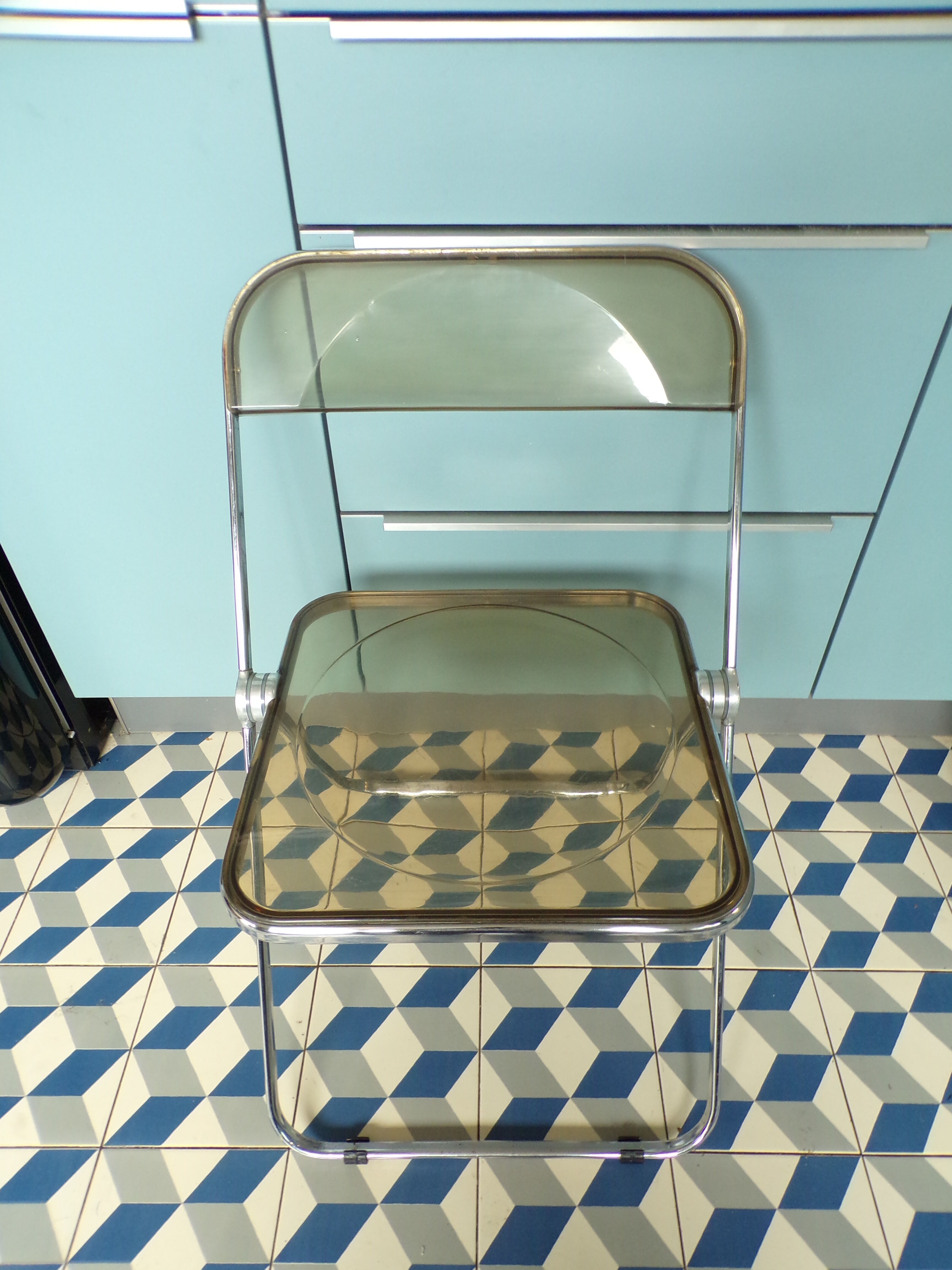 Folded chair by Giancarlo Piretti