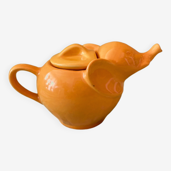 Yellow vintage elephant teapot