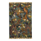 Painted canvas, contemporary decorative panel, "The Lost Paradise"