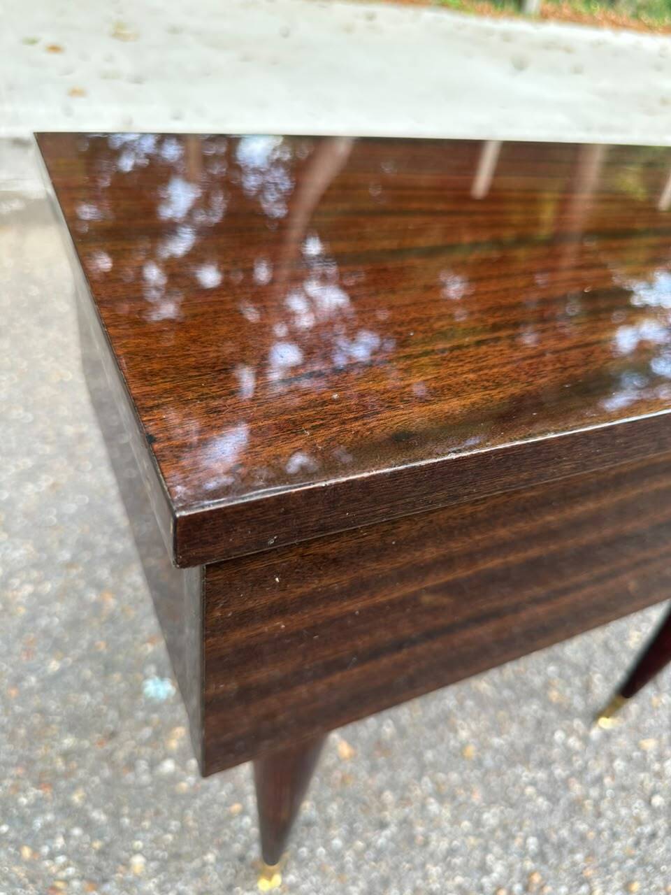 Mid-Century Modern bedside table Italian style Gio Ponti Paolo Buffa 1950