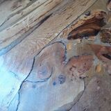 Wood marquetry serving tray