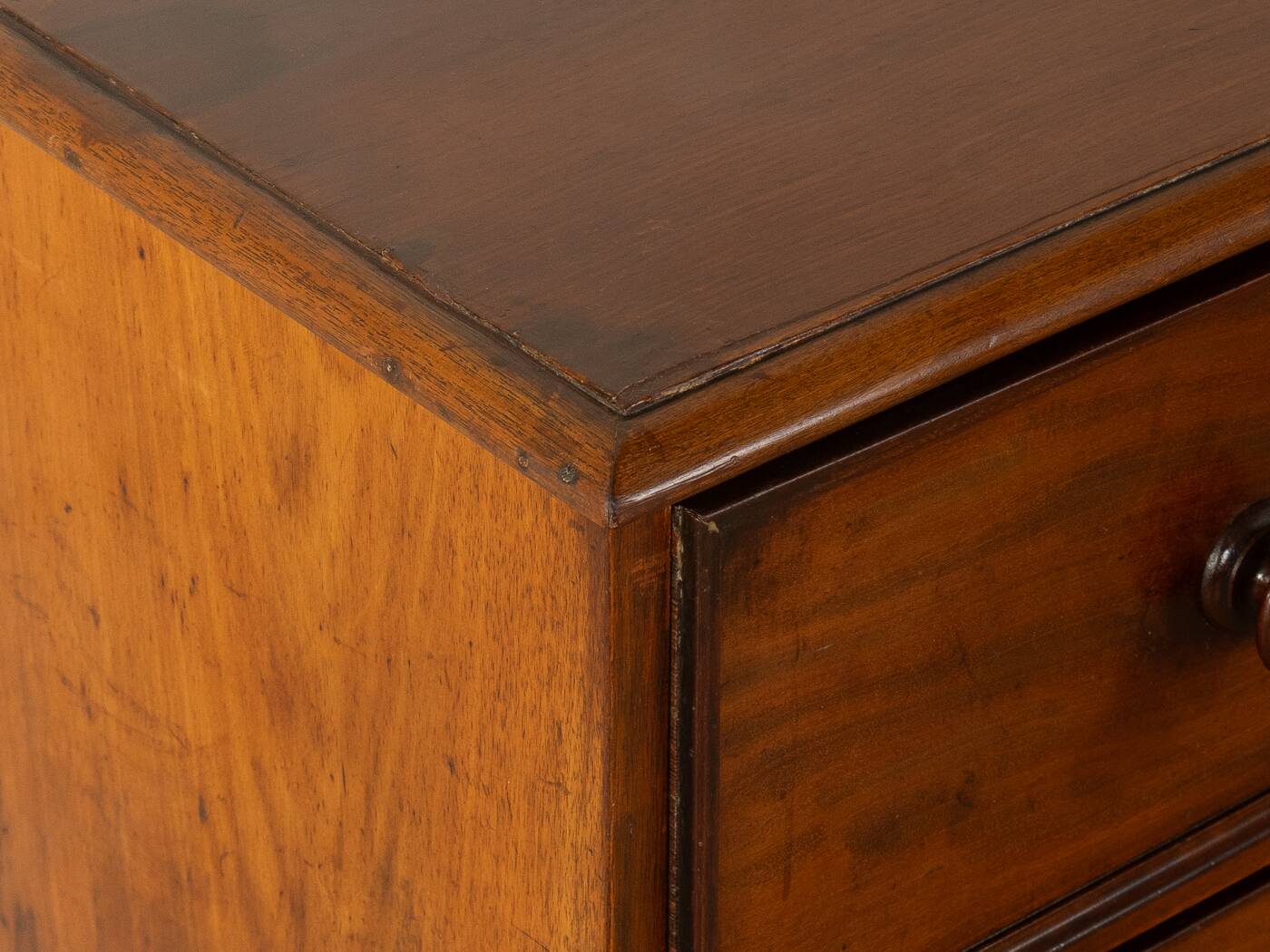 Commode en lin victorien, vers 1840